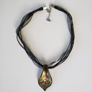Shimmery Glass Pendant